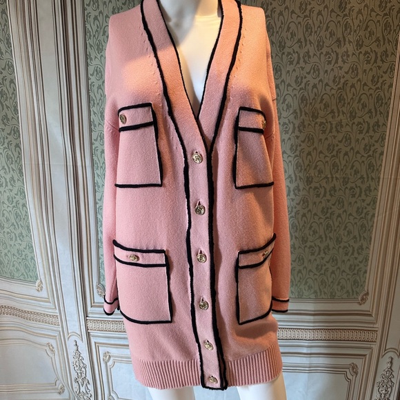 Chanel 21S Runway Cashmere Dress/Cardigan - BNWT - Picture 4 of 11